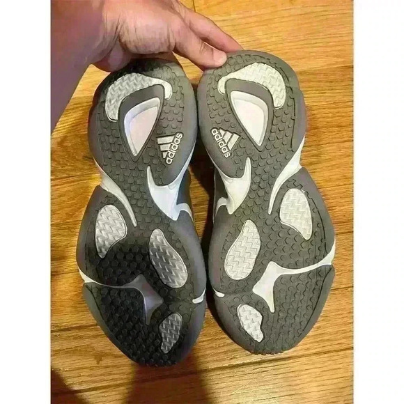 Adidas Men's SM Impact FLX Football Shoes Gray Size 7.5 Athletic Sneakers - Picture 7 of 8